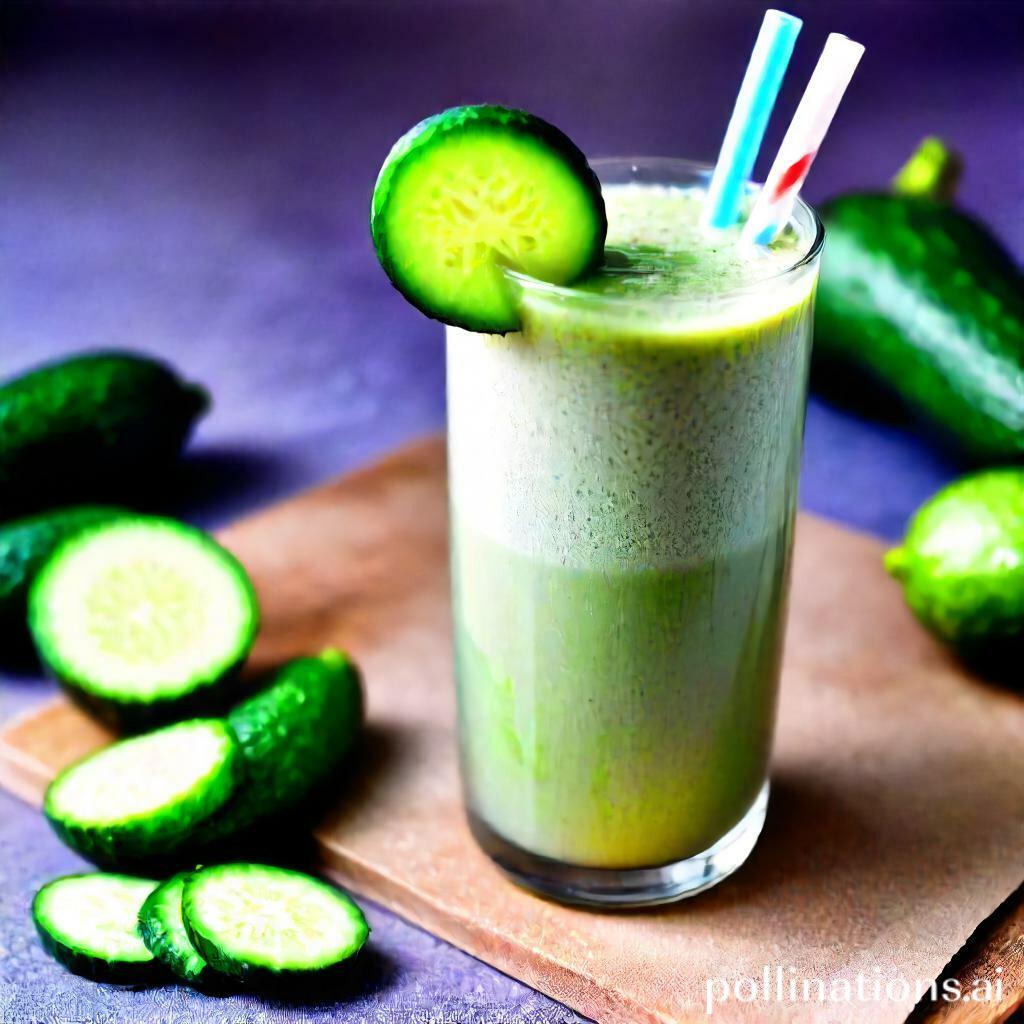 how to make cucumber smoothie